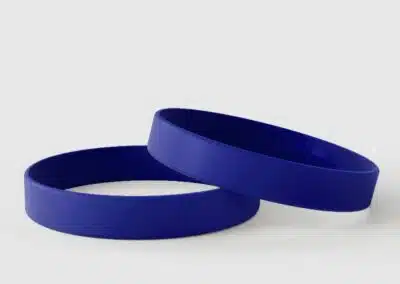 Plain Dark Blue Silicone