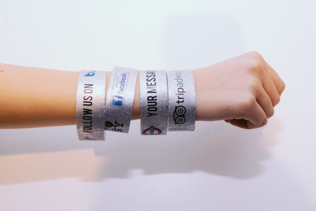 Tyvek printed wristbands