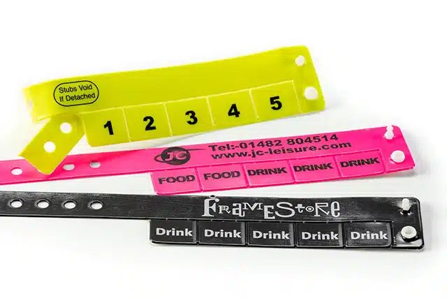 Tabbed Vinyl Wristbands